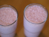 Erdbeermilch mit Vanilleeis