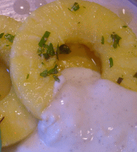 Ananas mit Ingwer