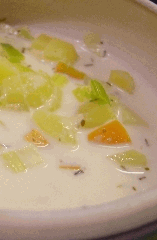 Fast französische Kartoffelsuppe