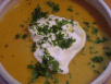 Linsensuppe mit Topinambur und Ingwer