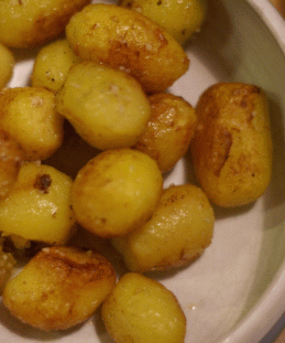 Kleine Kartoffeln als Bratkartoffeln